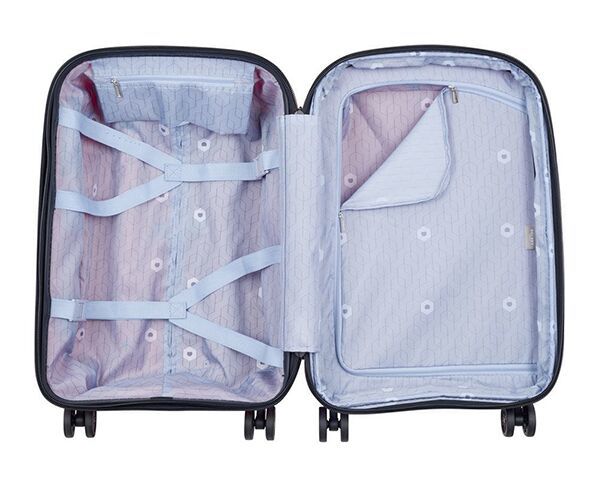 Delsey 55cm Belmont Plus 4-Wheel Cabin Trolley Suitcase - Red